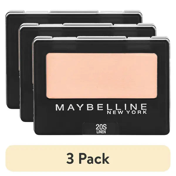 Maybelline Expert Wear Eyeshadow Makeup - Linen, 0.08 oz (3 Pack)