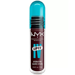 NYX Professional Makeup Lip IV Hydrating Gloss Stain, Moisturizing and Vibrant Color Long Lasting Shine