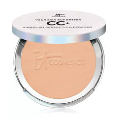 IT Cosmetics CC+ Airbrush Perfecting Powder Foundation for Flawless, Full Coverage