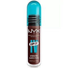 NYX Professional Makeup Lip IV Hydrating Gloss Stain, Moisturizing and Vibrant Color Long Lasting Shine