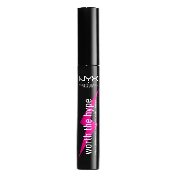 NYX Professional Makeup Worth the Hype Volumizing and Lengthening Mascara, Black