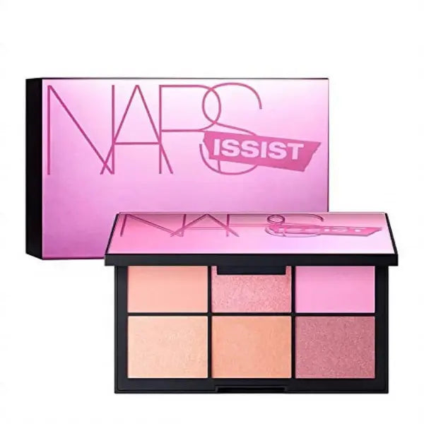 nars narsissist unfiltered ii limited edition blush palette for cheeks - uk version - .12 ounces x 6 includes hot sand, conquest, undefeated, power play, candid and fame