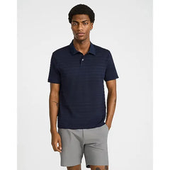 Express Textured Striped Jacquard Luxe Pique Polo