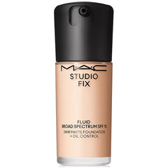 MAC Studio Fix Fluid SPF 15 24HR Matte Foundation with Oil Control for Long Lasting Coverage ,1 oz