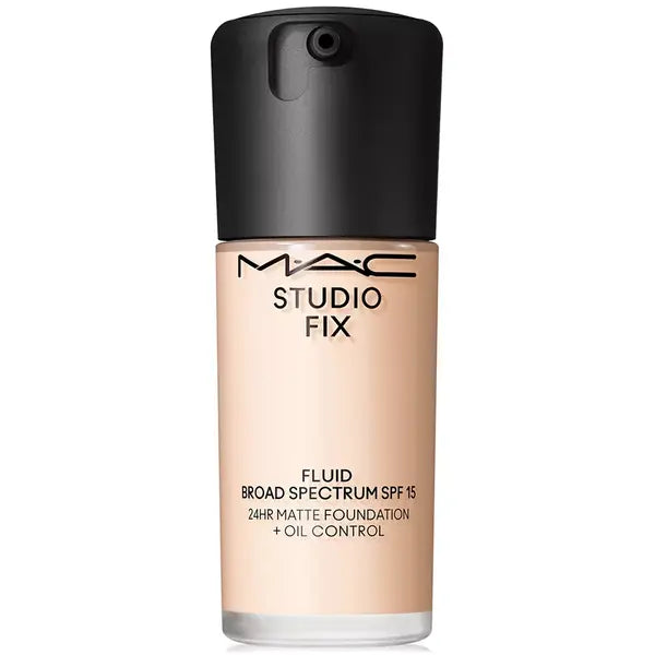 MAC Studio Fix Fluid SPF 15 24HR Matte Foundation with Oil Control for Long Lasting Coverage ,1 oz