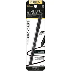 L'Oreal Paris Infallible Pro Last Waterproof Pencil Eyeliner, Black