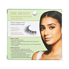 KISS Lash Couture The Muses Collection False Eyelashes, Style 'Noblesse', Black, 1 Pair
