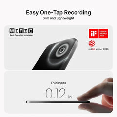Comulytic Note Pro Smart AI Voice Recorder – Black