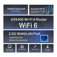 TP-Link Archer AX72 Pro Wireless AX5400 Dual-Band Multi-Gigabit Wi-Fi 6 Router