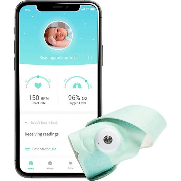 Owlet Smart Sock 3 Baby Monitor with Oxygen&amp; Heart Rate (BM06NNBBYG)