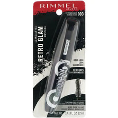 Pack of 2 - Rimmel London, Scandaleyes Retro Glam Mascara, 003 Extreme Black, 0.41 fl oz