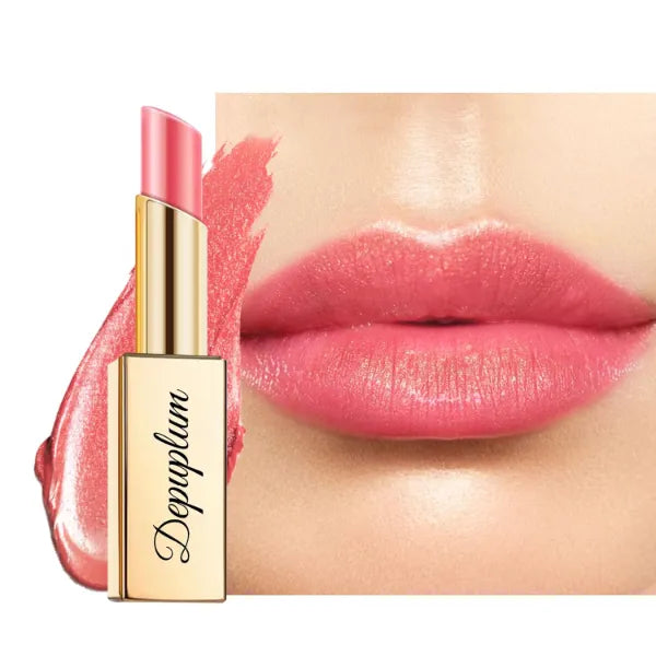 Depuplum Lipstick Moisturizing for Women Shimmer Tinted Lip Balm Hydrating Nourishing Lip Gloss Vegan& Cruelty Free Lip Makeup