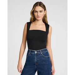 Express Body Contour High Compression Curved Neck Bodysuit
