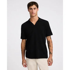 Express Classic Fit Textured Knit Johnny Collar Polo