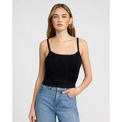 Express Fuzzy Cropped Sweater Cami