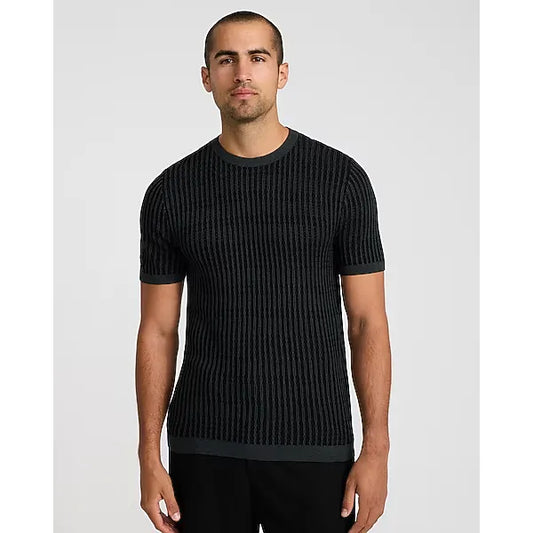 Express Textured Rayon Crew Neck Sweater T-Shirt