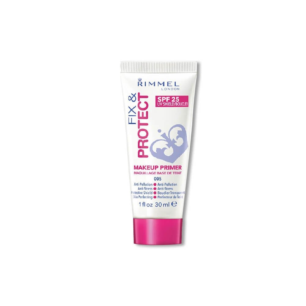 Rimmel Fix And Protect Makeup Primer Transparent 005 - AllurebeautypkRimmel Fix And Protect Makeup Primer Transparent 005