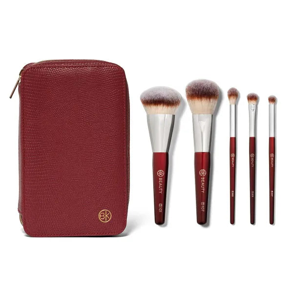 BK Beauty Travel Brush Set with Pouch