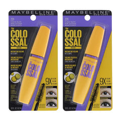 Maybelline The Colossal Volum Express Mascara - 231 Classic Black - Pack of 2 , 0.31 oz Mascara