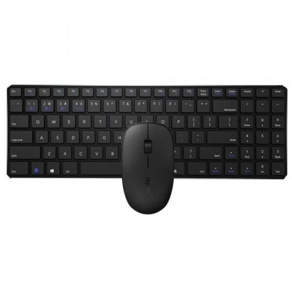 Rapoo 9300M Combo (KB+MSE) Ultra Slim Multimode Wireless Keyboard White/ Black