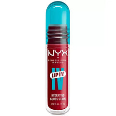 NYX Professional Makeup Lip IV Hydrating Gloss Stain, Moisturizing and Vibrant Color Long Lasting Shine