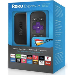 Roku Express+ Streaming Media Player (3710RW) Black