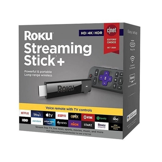Roku Streaming Media Player Stick Plus (3810R) Black