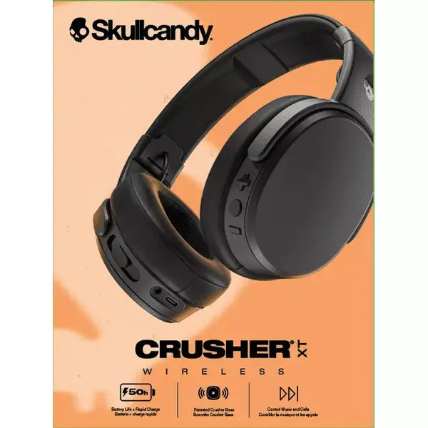 Skullcandy Crusher XT Wireless Over Ear Headphone (S6CRW-S740) - Black
