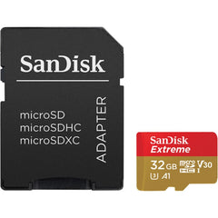 Sandisk Memory Card Micro SD Extreme With Adapter 100MB/S 128GB