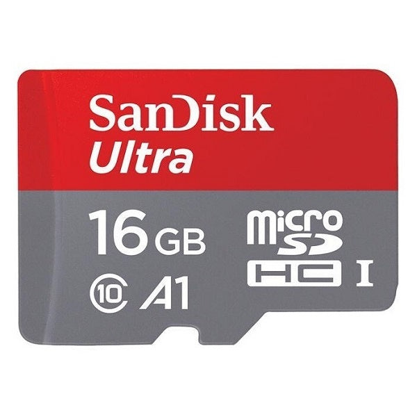 Sandisk 16GB Memory Card Micro SD 98MB/S Ultra With Adapter
