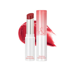 rom&nd GLASTING MELTING BALM, Hydrating Tinted Lip Balm, Long-Lasting, Lightweight & Buildable Shine, Non-Sticky, Vegan K-Beauty Formula