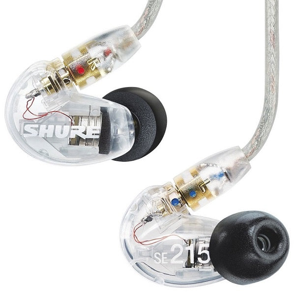 Shure SE215 Professional Sound Isolating Earphone (SE215-CL) Clear