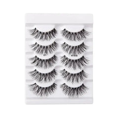 KISS So Wispy, False Eyelashes, Style #01, 14 mm, Black, 5 Pairs - Single Pack