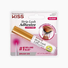 KISS Strip Lash Adhesive, Lash Glue, 24hr Strip Eyelash Adhesive, Clear, 0.17 oz.