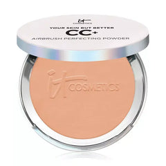 IT Cosmetics CC+ Airbrush Perfecting Powder Foundation for Flawless, Full Coverage