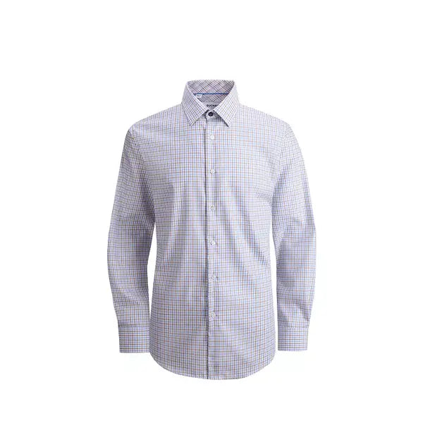 Duchamp London Basketweave Dress Shirt - Tan