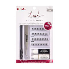 KISS Lash Couture Luxtension, False Eyelashes, Lash Extension Kit, 12 mm, 40 Wisps