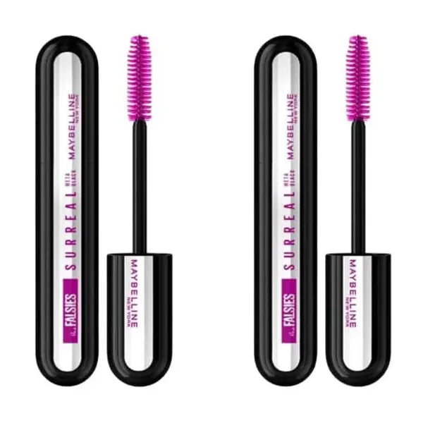 Maybelline Falsies Surreal Meta Black Mascara 10 ml -2 Pack