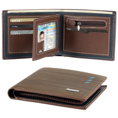Cshidworld RFID Bifold Wallet for Men - Slim Minimalist Design with 7 Card Slots & ID Window