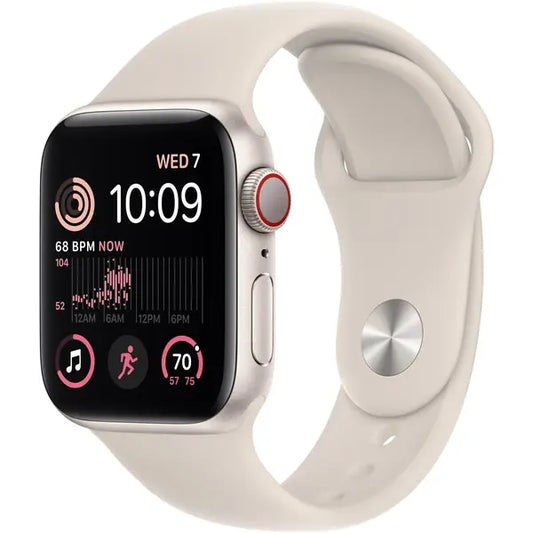 Apple SE (2nd Gen) 40MM/SM Smart Watch Aluminum Case With Sport Band (Cellular)