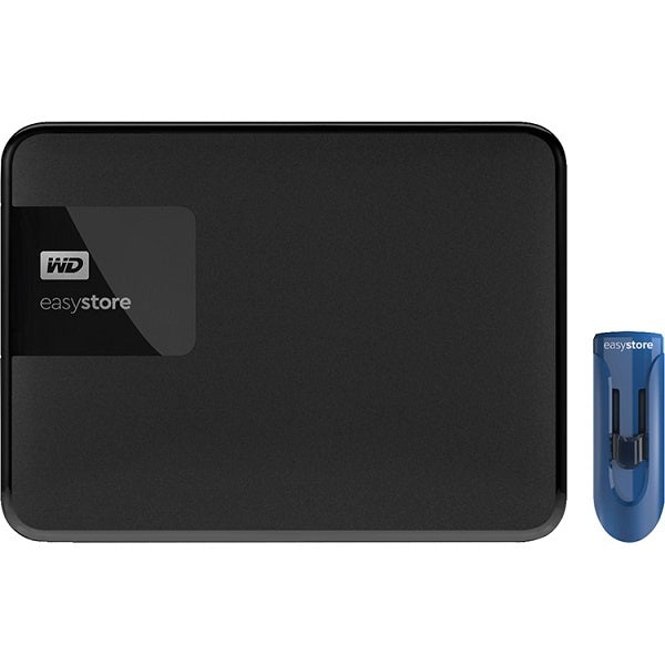 WD Easystore 4TB Portable Hard Drive With 32GB Easystore USB Flash