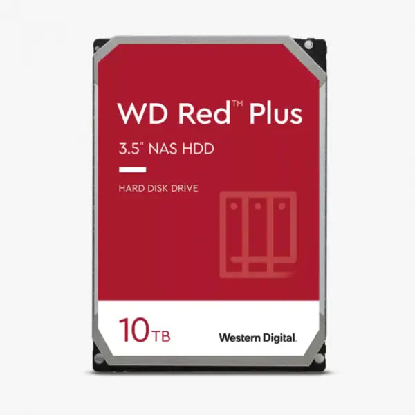 WD Red Plus 10TB WD101EFBX NAS Hard Drive 3.5