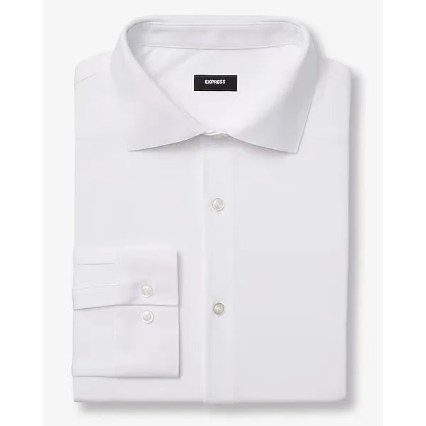 Express Slim Spread Collar Modern Tech 1MX Dress Shirt