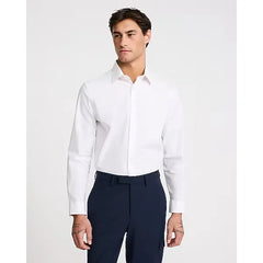 Express Slim Solid Cotton Stretch 1MX Dress Shirt
