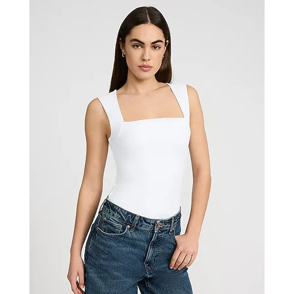 Express Body Contour High Compression Curved Neck Bodysuit