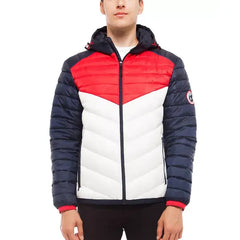Men's Light Weight Quilted Hooded Puffer Jacket Coat
