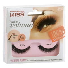 KISS True Volume False Eyelashes, 1 pair, Spicy