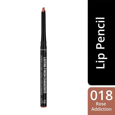 Rimmel Lasting Finish Automatic Lip Liner 018 Rose Addiction - AllurebeautypkRimmel Lasting Finish Automatic Lip Liner 018 Rose Addiction