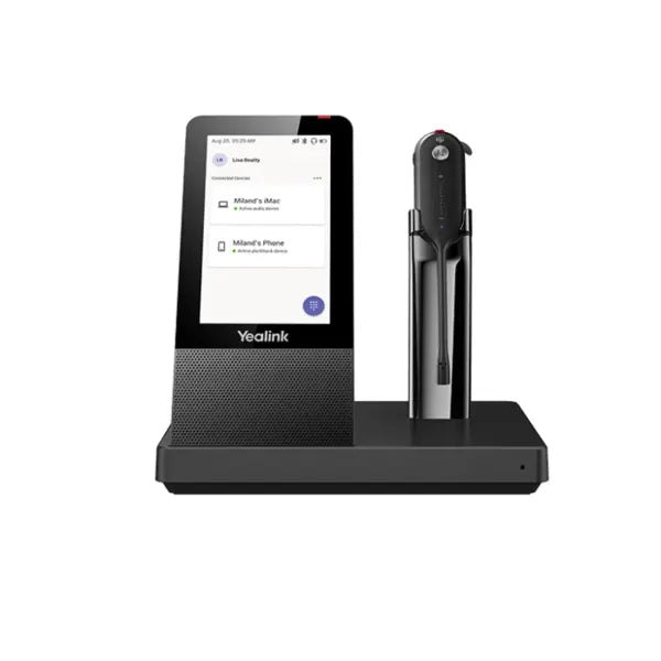 Yealink WH67-TEAMS Premium Convertible DECT/Bluetooth Wireless Headset, UC & TEAMS