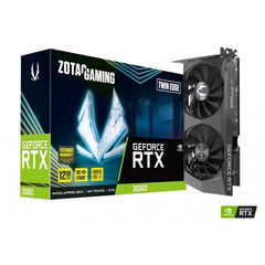 ZOTAC ZT-A30600H-10M 3060 Twin Edge OC Gaming GeForce RTX 12GB GDDR6 192-bit 15 Gbps PCIE 4.0 Gaming Graphics Card